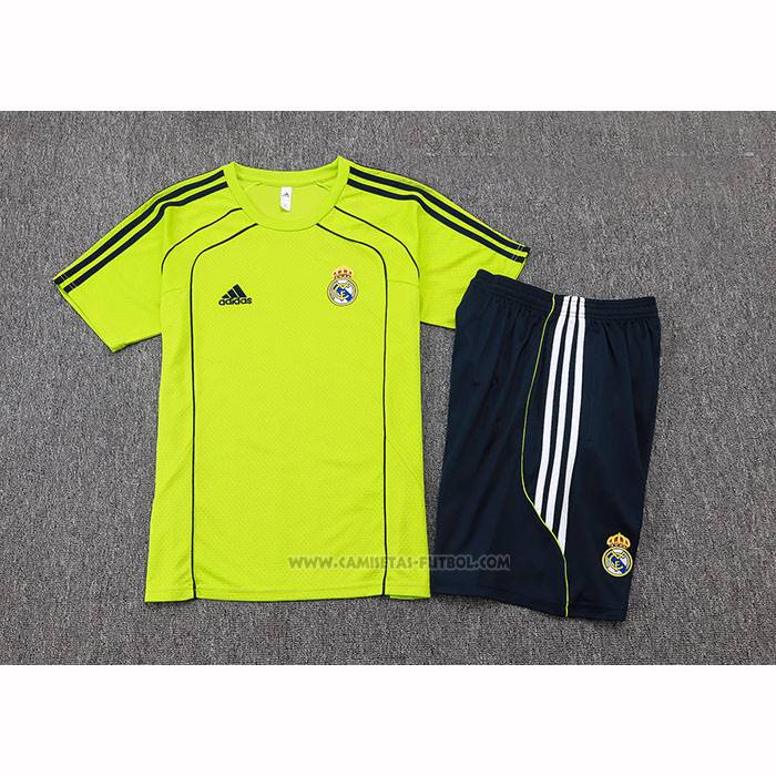 Chandal del Real Madrid Manga Corta 2025-2026 Verde - Pantalon Corto
